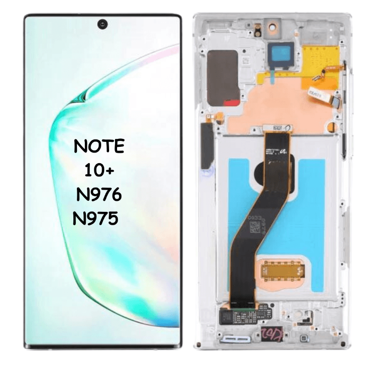 AMOLED LCD Screen & Digitizer Full Assembly For Samsung Note 10+ N975 / N976 (Aura White) - Best Cell Phone Parts Distributor in Canada, Parts Source AMOLED LCD Screen & Digitizer Full Assembly For Samsung Note 10+ N975 / N976 (Aura White) - Best Cell Phone Parts Distributor in Canada, Parts Source